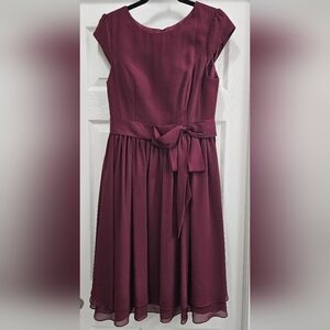 Azazie Burgundy Dress